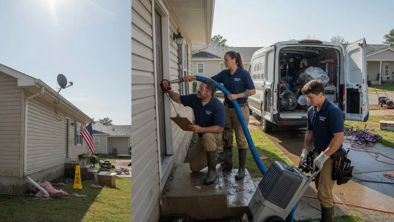 Ceiling Water Damage Restoration in Farley, MO near me
